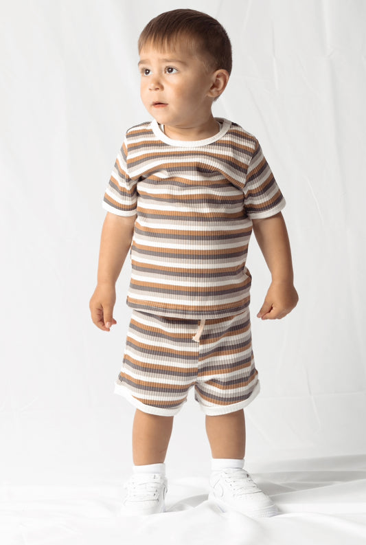 Coloured Striped Set